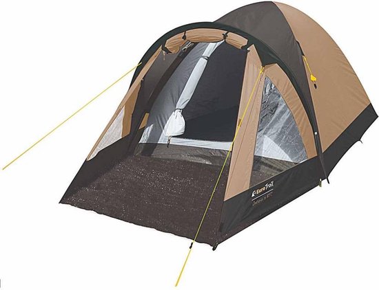 Eurotrail Ontario 3 Btc Charcoal Tent - Beige - 3 Persoons van Eurotrail