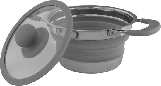 Eurotrail Pan met deksel Large - Grey van Eurotrail