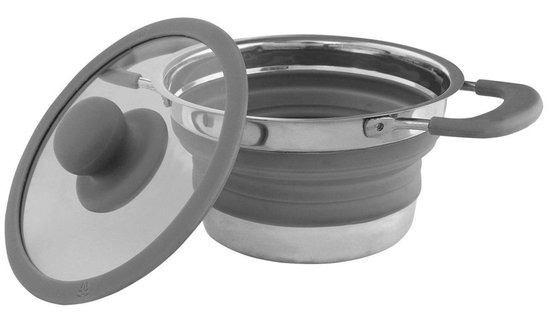 Eurotrail Pan met deksel Medium - Grey van Eurotrail