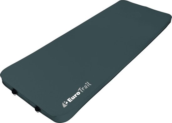 Eurotrail Relax SI Comfort Matras - 200x77x10cm - Antraciet/Zwart van Merkloos