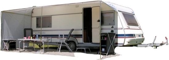 Eurotrail Schuifluifel Caravan 580 X 240 Cm Polyester Grijs van Eurotrail