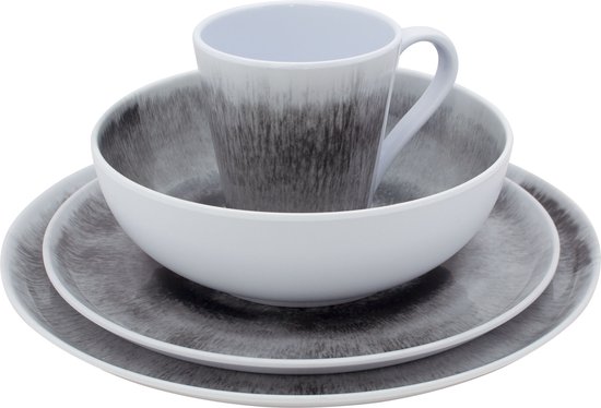 Eurotrail Serviesset Nebu Melamine 16 delig van Eurotrail