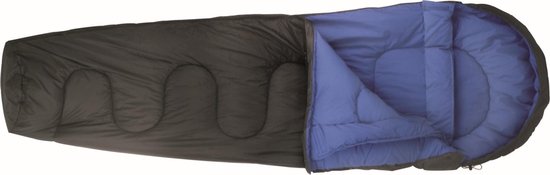 Eurotrail Slaapzak Kathmandu - Black/Royal Blue van Eurotrail