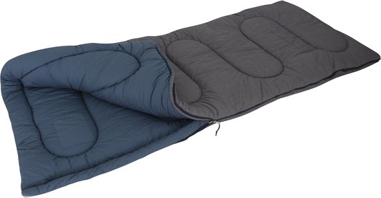 Eurotrail Slaapzak Texel - Camping Slaapzak - Lichtgewicht en Compact - 80 x 210 cm - Hoogwaardige Isolatie - Ademend Katoen van Merkloos