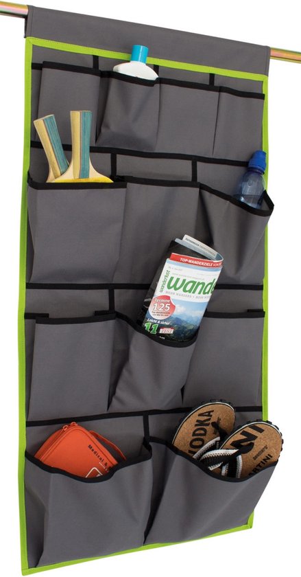 Eurotrail Tentorganiser Derby Large - Charcoal/Lime van Eurotrail