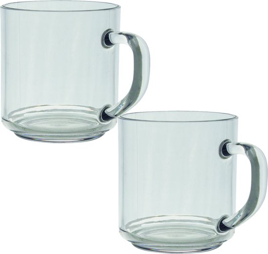 Eurotrail Theeglas - 330 ml - 2 st. - Transparant