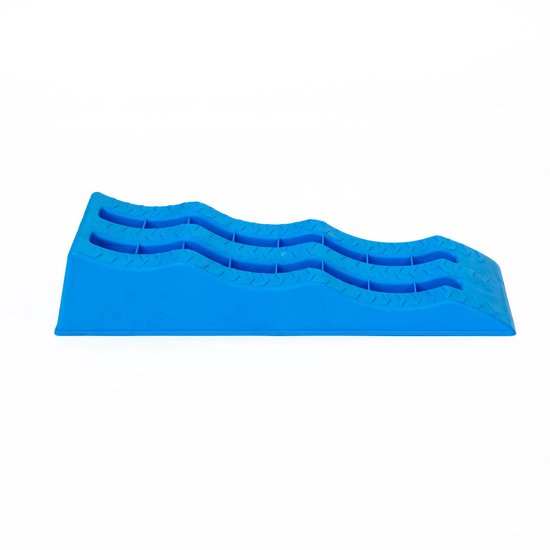 EveBase® Oprijblokken - Set van 2 - Voor Stabiel en Waterpas Positioneren - Profielgevormd Oppervlak - 3 Niveau's - Maximale Aslast van 5 ton - Geschikt voor Auto, Camper, Caravan, Aanhangwagen en Trailer