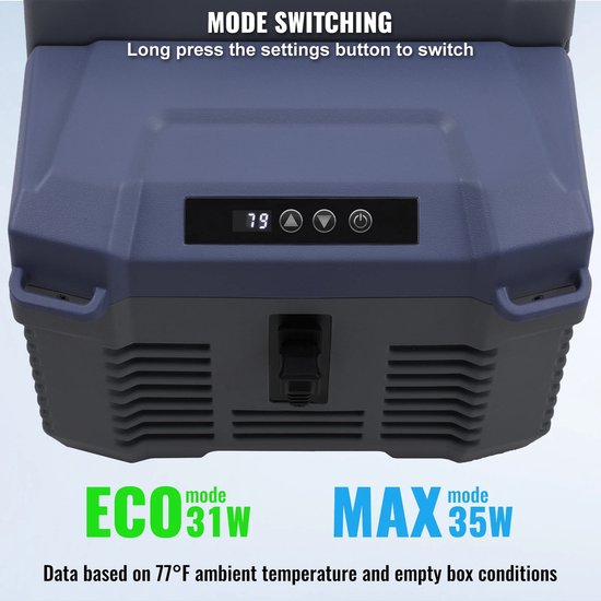 Everylimit Mini Auto koelkast - Koelbox - Afstandsbediening - Koeling tot -20 graden in 1,5 uur - 12 volt - capaciteit 15 flessen van 550 ml -