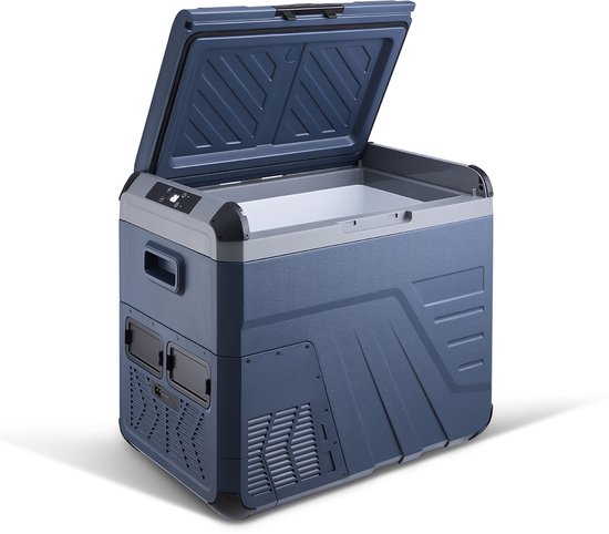 Evolar Elektrische Compressor Koelbox - 45L - 12V en 230 volt - Coolbox - Donker Blauw van Merkloos