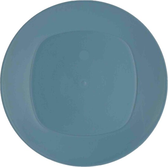 Excellent Houseware Ontbijt/dinerbordjes - 4x stuks - petrol - 20 cm van Excellent Houseware