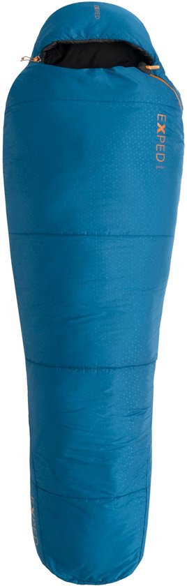 Exped Deepsleep +5°C - Medium - Left - Deapsea blauw / Moraine bruin van Exped