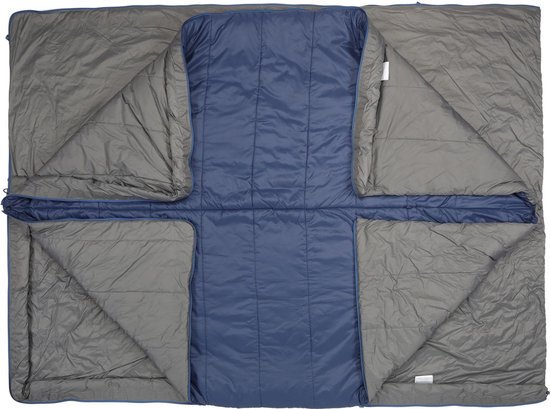 Exped Mega Sleep Duo 25 Mummie Slaapzak Grijs/Blauw L van Merkloos