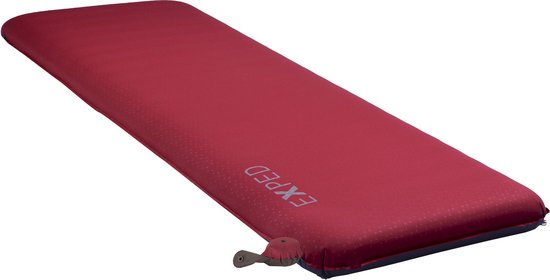 Exped SIM Comfort 10 LW Slaapmat - Zelfopblaasbaar - Ruby Red van Merkloos
