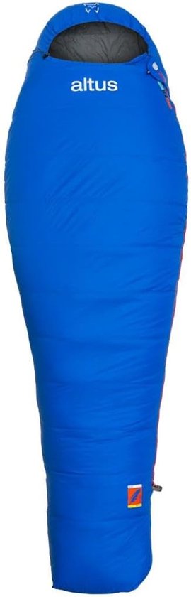 Expeditie Slaapzak - Veer Slaapzak - Extreme Kamperen - 90/10 Dons Vulling - 220x80cm - Blauw