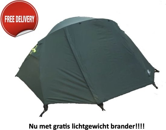 Expeditie Tent T2+ - Donker Groen - 2 Persoons van Exped