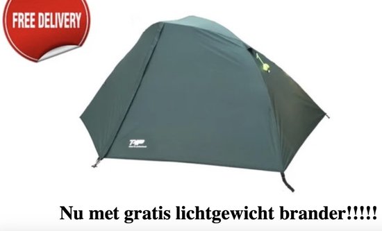 Expedition Tent T2 - Donker Groen - 2 Persoons van Decathlon