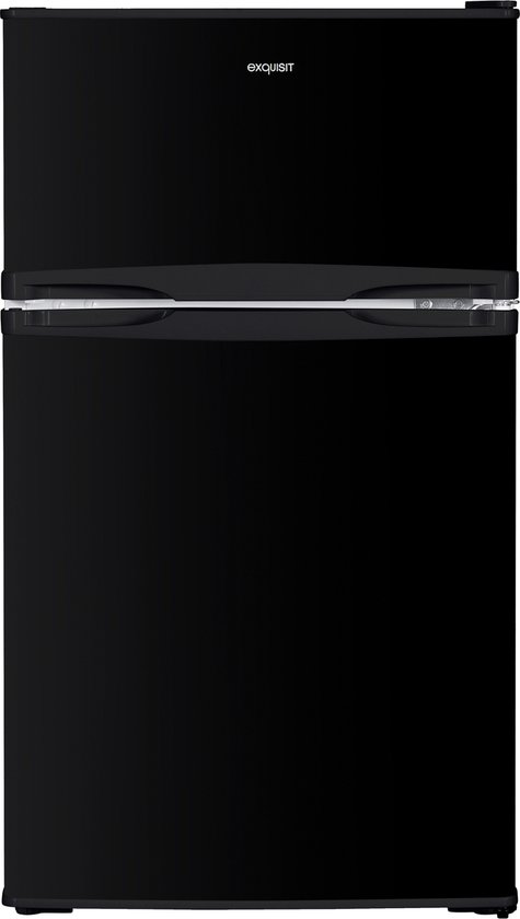 Exquisit KGC087-25-040EB - Koel-vriescombinatie - 5 Jaar Garantie - 85 cm hoog - 4* vriesvak - 85 Liter- Zwart van Exquisit