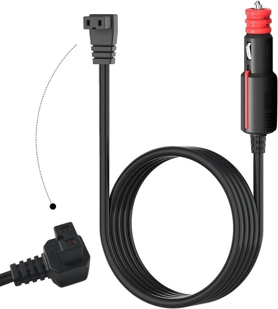 Extension Cable voor Auto Koelkast - 12V-24V Voeding 3.5m - Vervangingskabel voor Koelbox - Geschikt voor Dometic - Extra lange kabel met 120W vermogen van Merkloos
