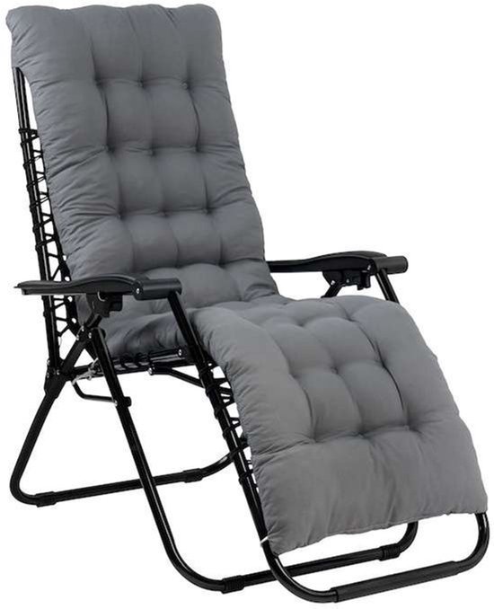 Feel Furniture - Buiten ligstoel - verstelbaar - met kussen van Merkloos