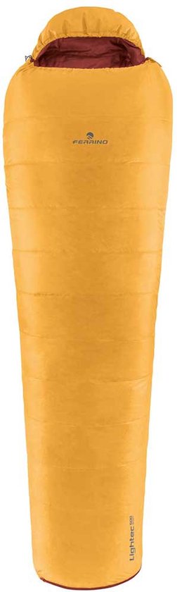 Ferrino Sleepingbag Lightech 500 Duvet Rds Down Slaapzak Oranje Long Man,Vrouw van Ferrino