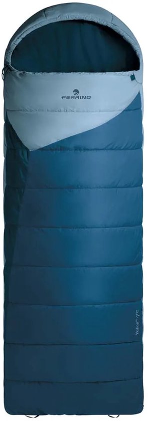 Ferrino Yukon Plus Sq Slaapzak Blauw One Size / Left van Ferrino