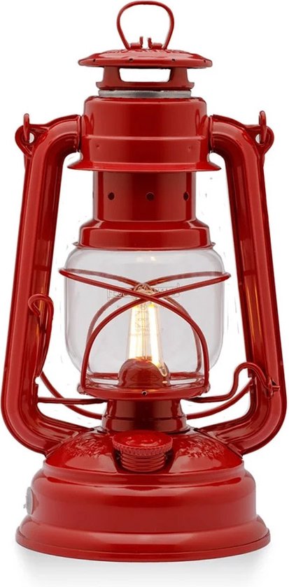Feuerhand LED Stormlamp 276 Robijn Rood