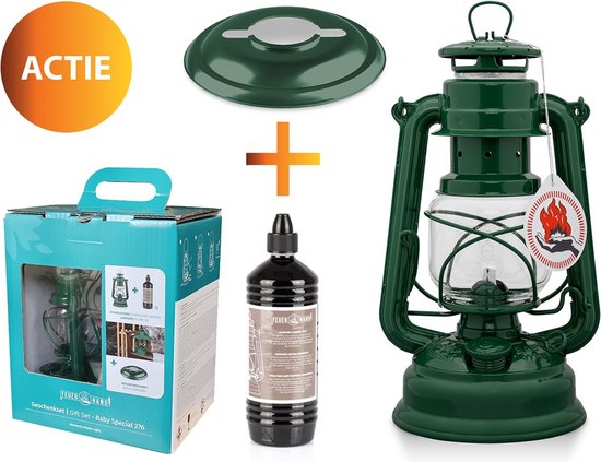 Feuerhand Stormlamp 276 Set Groen van Merkloos