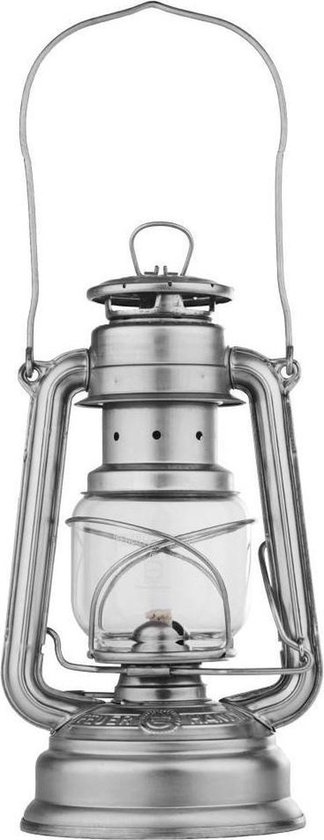 Feuerhand Stormlantaarn 0,35 ltr zilver van Feuerhand