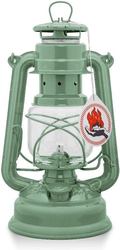Feuerhand Stormlantaarn Baby special 276 - Groen - 13.5x15x26.5cm - Modern van Feuerhand