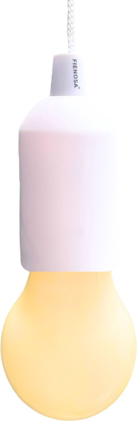 Fienosa Treklamp - Hanglamp - Camping lamp - LED - Wit - Kerstcadeau - Hanglamp Batterij - Nachtlamp Kinderen - Campinglampen - Tentlamp - Kampeerlamp - NIET INBEGREPEN aaa batterijen- Warm wit licht - Tuinverlichting - Feestverlichting van Fienosa