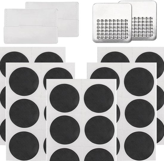Fiets Band Punctie Patches - Fiets Tube Reparatie - Banden Snel Repareren - Zelfklevende Rubber Patches - 30 stuks - Zwart