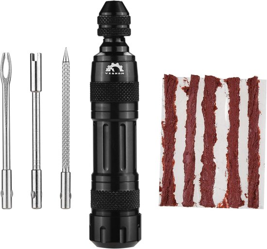 Fiets Band Reparatie Kit - Tubeless Bandenplakker - Lekke Banden Repareren - Geen Lijm Nodig