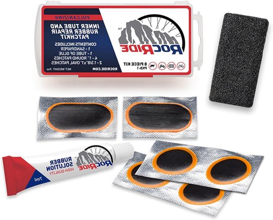 Fiets Binnenband Patch Kit - Reparatieset Banden - Fietsbanden Repareren - Sterker Dan Origineel Rubber - 8 Stuks - N.v.t.