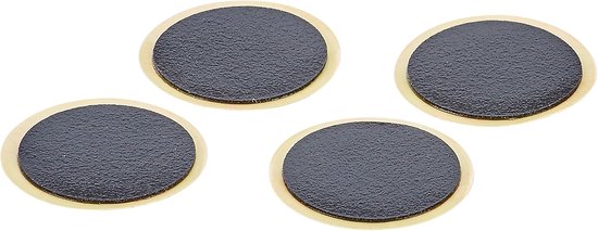 Fiets Reparatie Set - Zelfklevende Patches - Onderweg Repareren - Compact formaat - 4 stuks - Meerkleurig van Merkloos