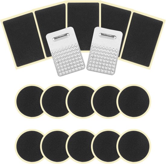 Fiets Reparatieset - 15 Stuks Plakpleisters Zonder Lijm voor Lekke Banden van Merkloos