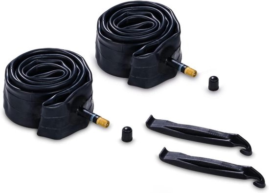 Fietsaanhanger Banden Reparatieset - 2x 20 Inch Slang voor Fietskar Met Bandenlichter van Merkloos