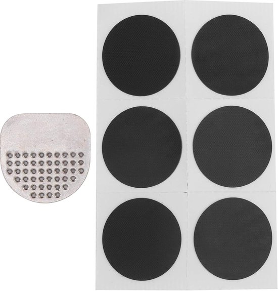 Fietsband Reparatie Kit - Bandenplak Set - Snelle Fietsreparatie - Lijmloze Pleisters - 24mm Pleisters van Merkloos