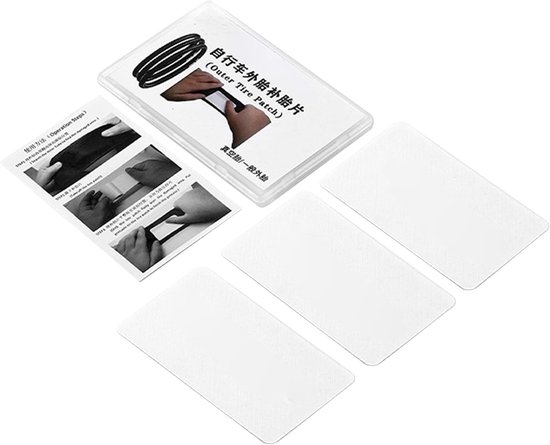 Fietsband Reparatie - Lekke Band Kit - Onderweg Repareren - Zelfklevende Pleisters - Compact Formaat - Niet Gespecificeerd