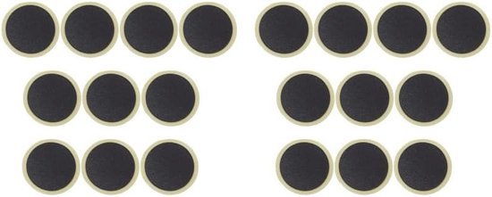 Fietsband Reparatie Set - Bandenplakkers - Banden Repareren - Zelfklevend - 10 Stuks - Zwart