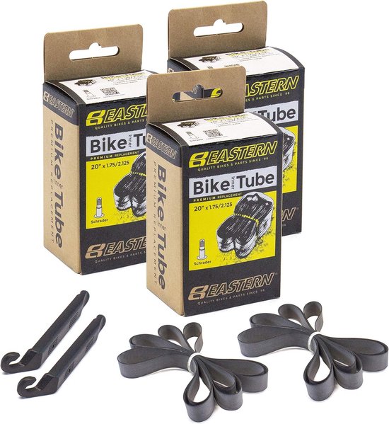 Fietsband Reparatiekit 20 inch - Universele Buis Plakset (3 stuks) voor Kinderfietsen