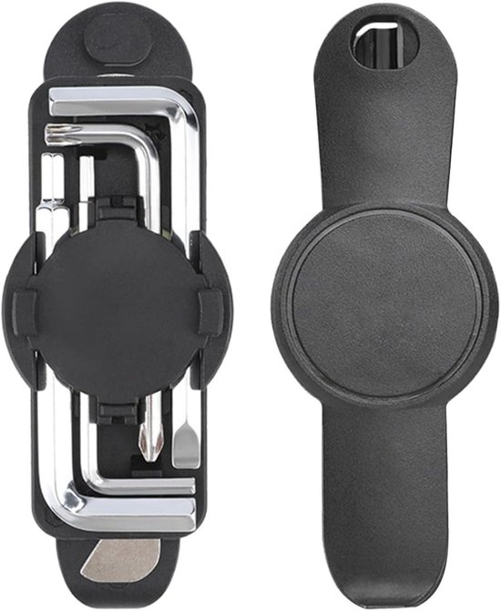 Fietsband Reparatiekit - Bandenplakset - Onderweg Herstellen - Antislip Grip - Compact Formaat - Zwart