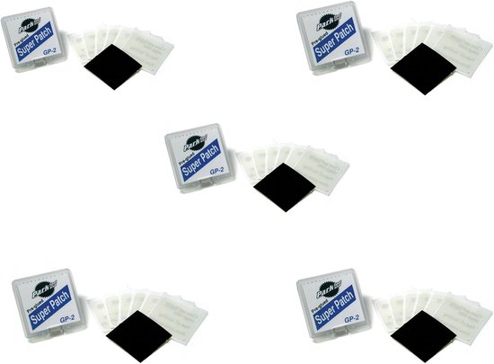 Fietsband Reparatieset - Lekke Band Kit - Snel Banden Plakken - Voorgelijmd Direct Klaar - 5x Pack van Merkloos