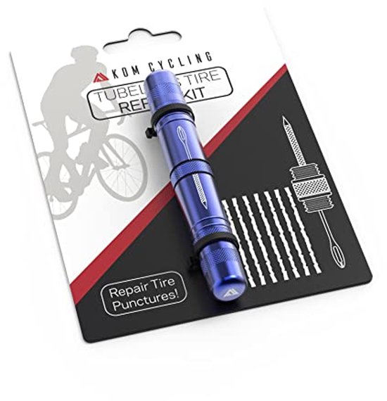 Fietsbanden reparatie-kit voor tubeless banden in 8 kleuren - Voor mountainbikes en racefietsen van Merkloos