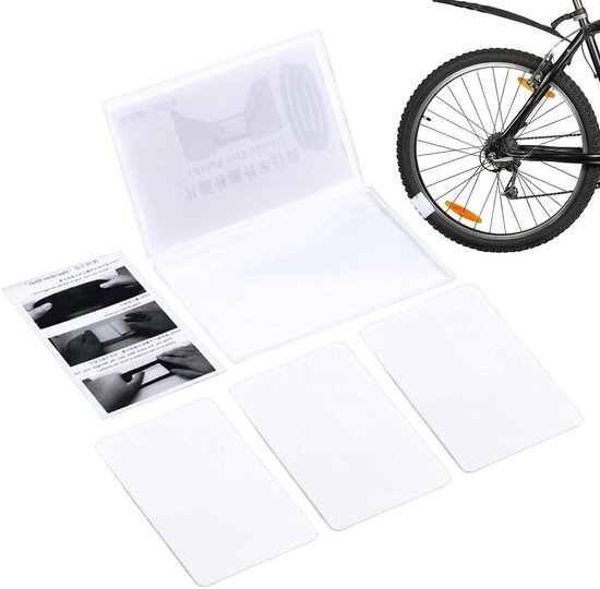 Fietspatch Set - Bandenreparatie Kit - Lekke Banden Herstellen - Gereedschapsloze Reparatie - Compact Formaat - N.v.t.