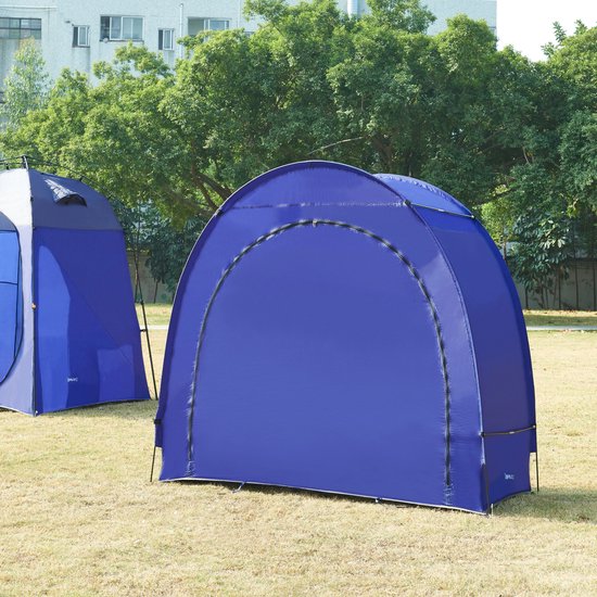 Fietstent Bergendal 198x84x160 cm blauw pro.tec van pro.tec