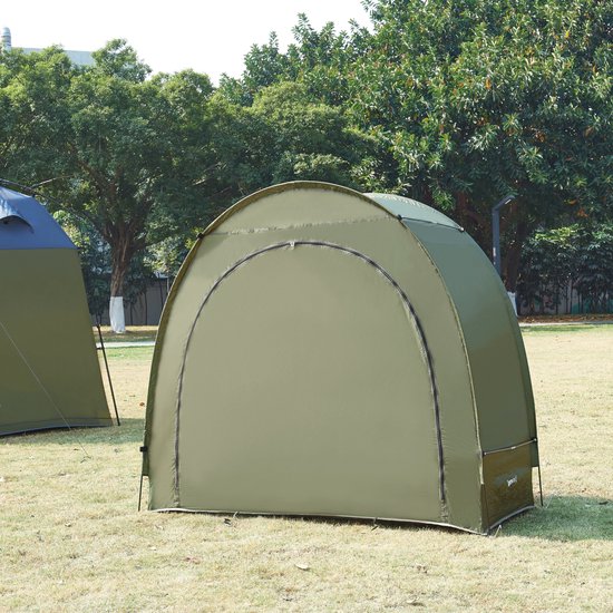 Fietstent Bergendal 198x84x160 cm groen pro.tec van pro.tec