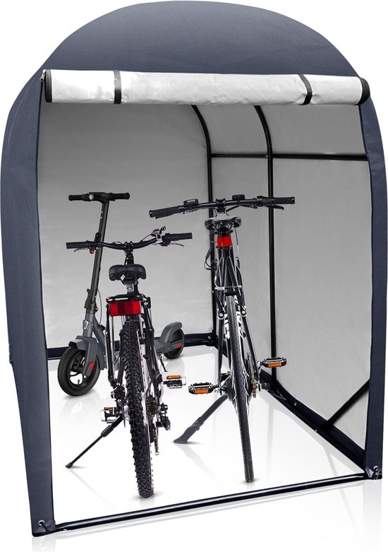 Fietstent - Schuurtent - Opbergtent - Voor fietsen en scooters - 123x178x165cm - Buiten - Fietsen - Must have voor thuis of op de camping!