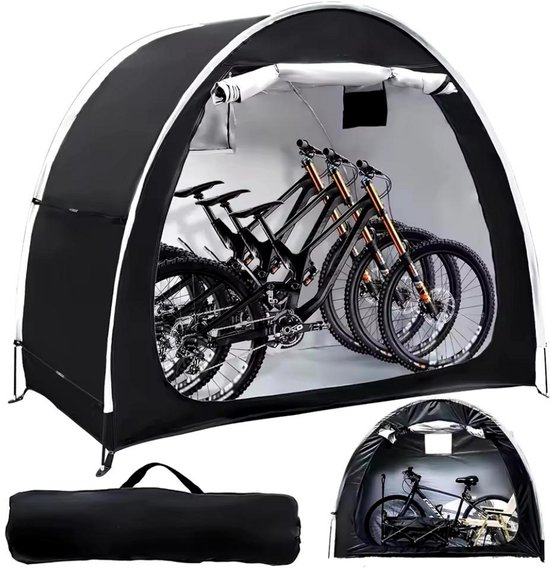 Fietstent - Schuurtent - Opbergtent - Waterproof - Windproof - Stofdicht - 200 x 80 x 165cm van Mama Gina