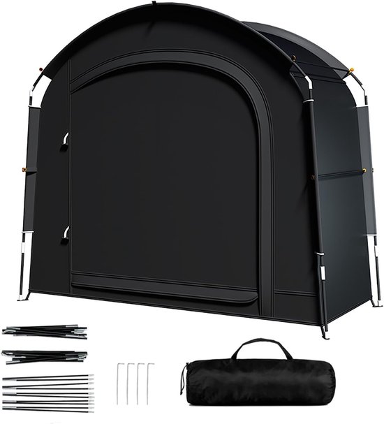 Fietstent voor 2-3 fietsen, 200 x 165 x 80 cm, waterdicht, UV-bestendig en draagbaar