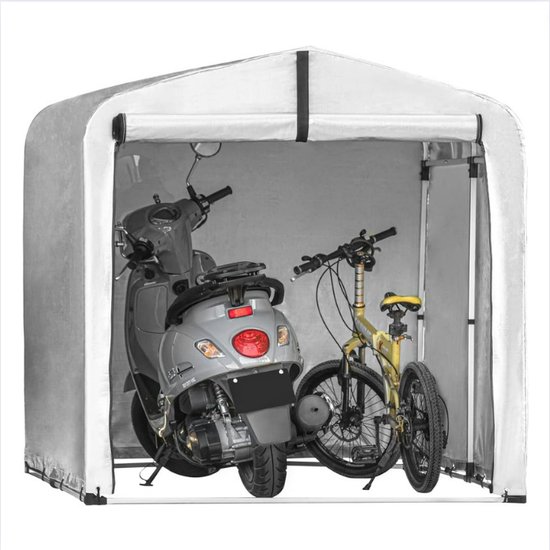 Fietstent XL - Schuurtent voor Veilige Fietsopslag - Opbergtent voor 2 Fietsen - Waterdicht PE Materiaal